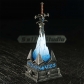 WOW Frostmourne Frozen Version Metal / Resin Artisan Keycaps for Mechanical Gaming Keyboard
